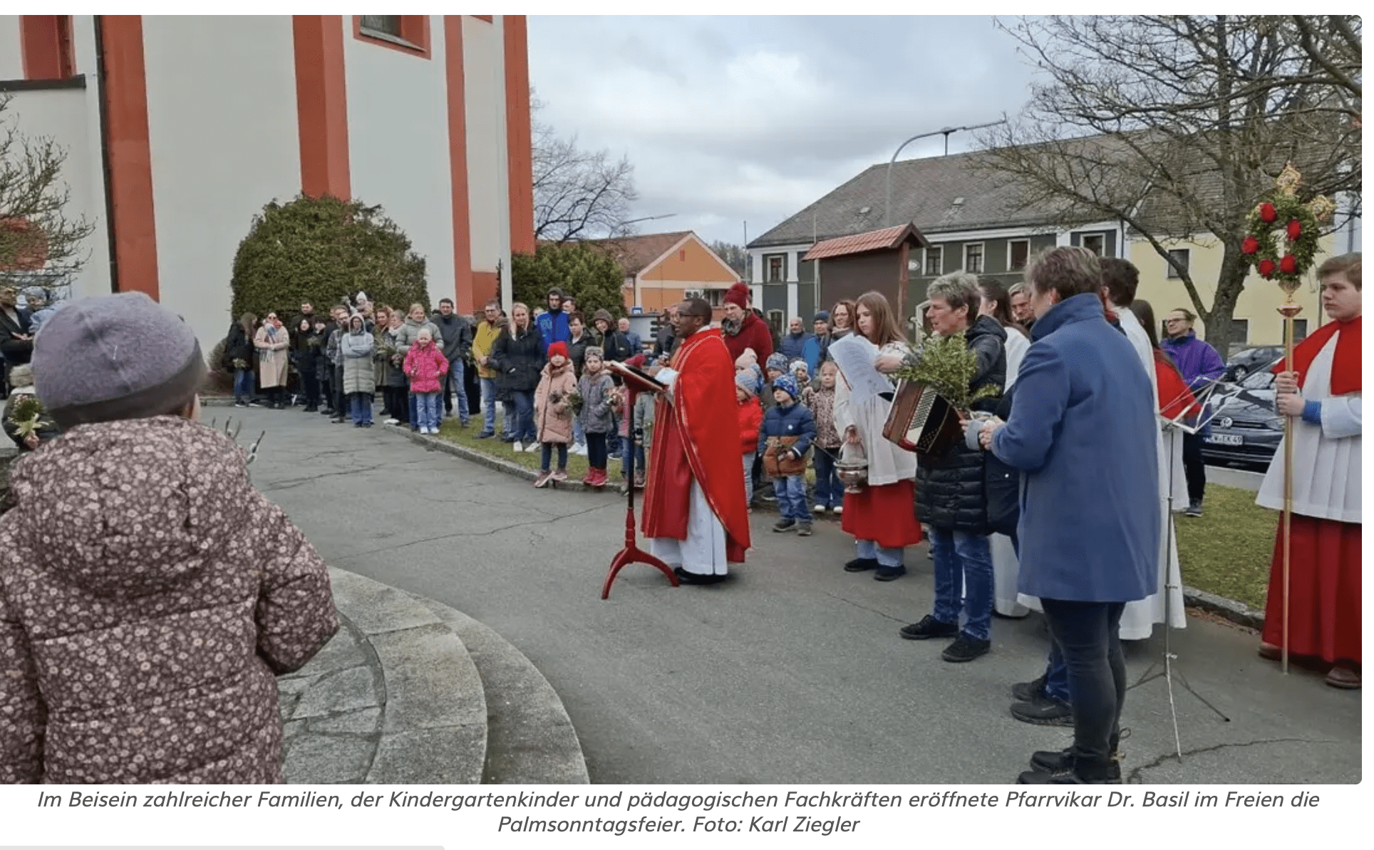 Palmsonntag eröffnet feierlich die Karwoche in Eslarn