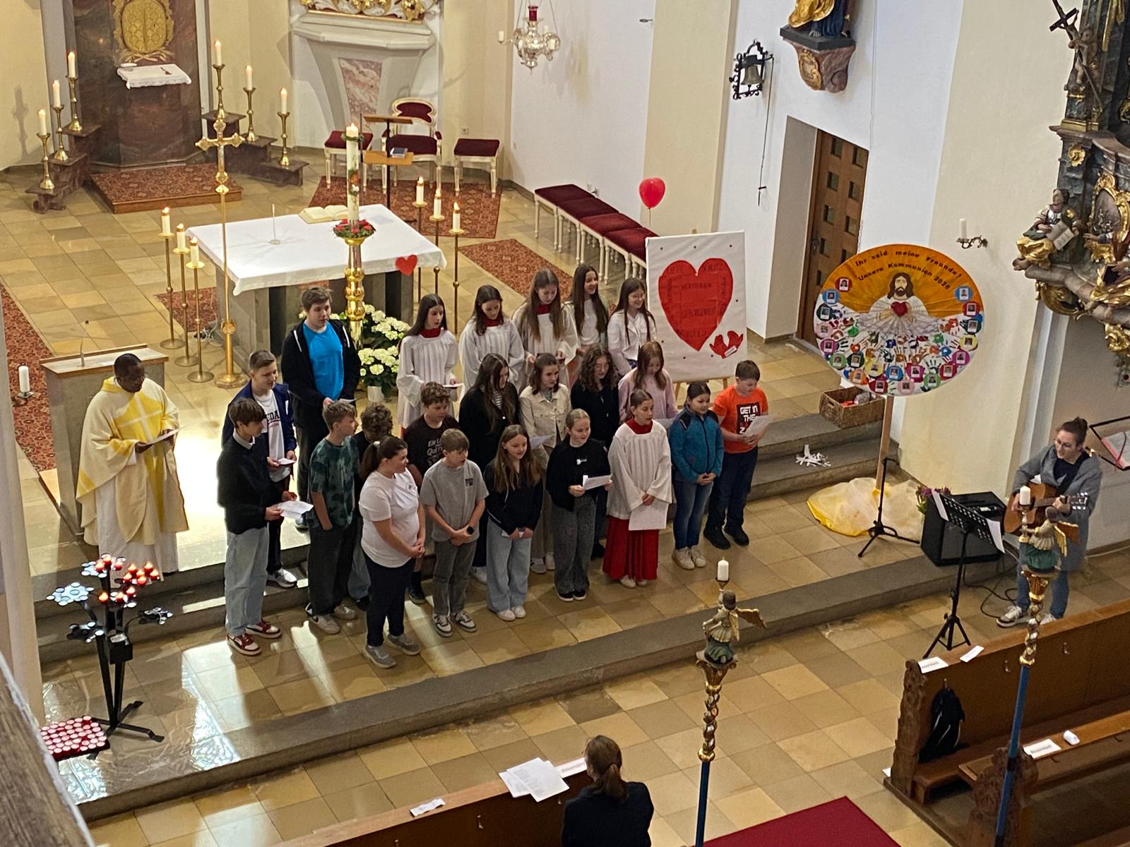 Muttertagsgottesdienst mit den Ministranten