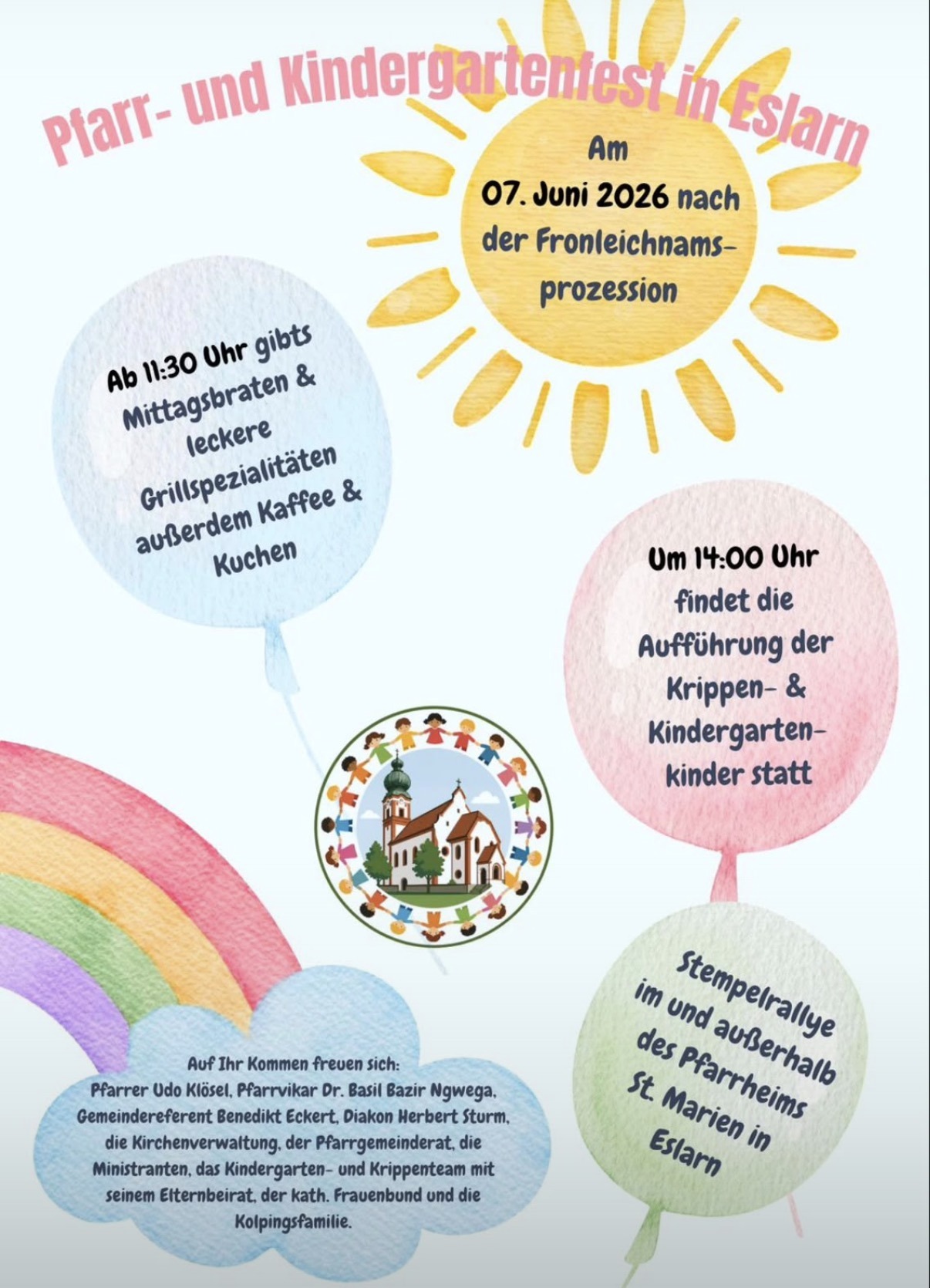 Pfarr- und Kindergartenfest in Eslarn