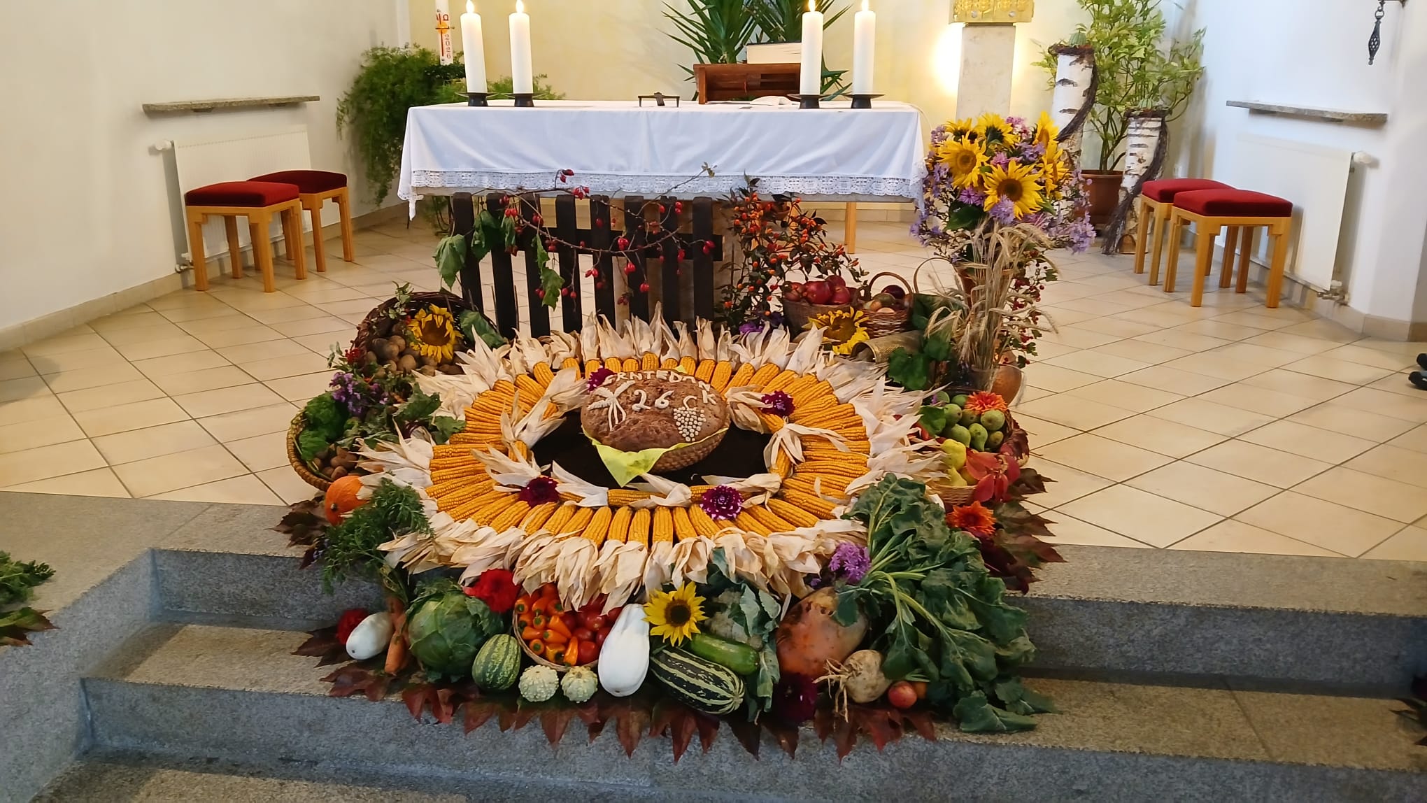 Erntedank in Tröbes gefeiert